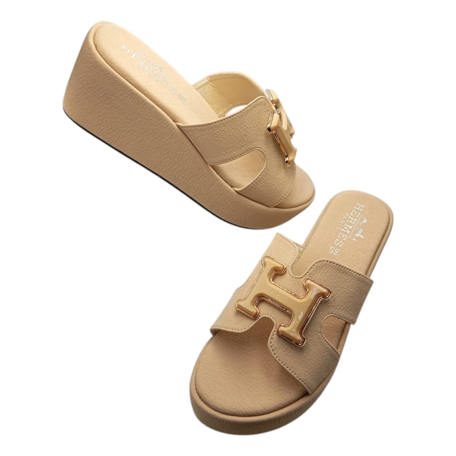 hermes slider platform wedge heels hermes slider platform wedge heels