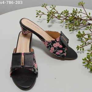 blackpink floral pencil heels