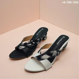 monochrome k block heels