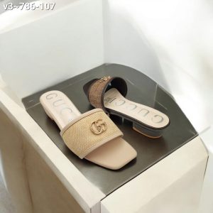 gucci basketweave semi heel