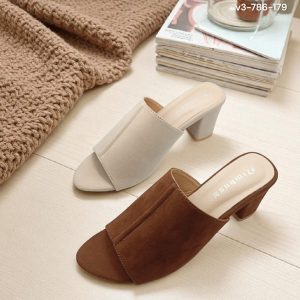 Midline Peeptoe Block Heels